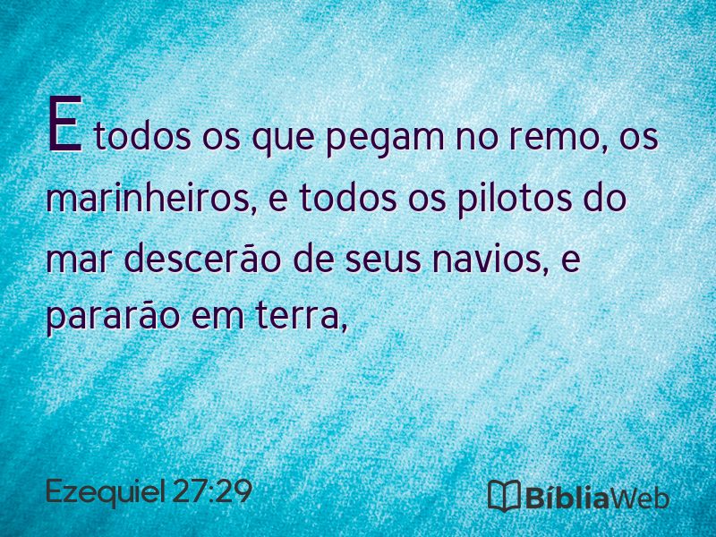 Ezequiel 27:29 em imagem para compartilhar