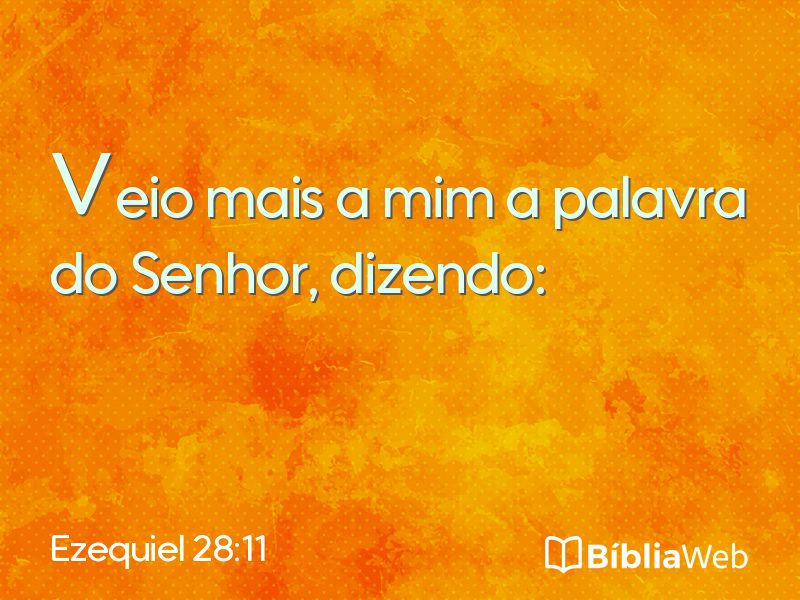 Ezequiel 28:11 em imagem para compartilhar