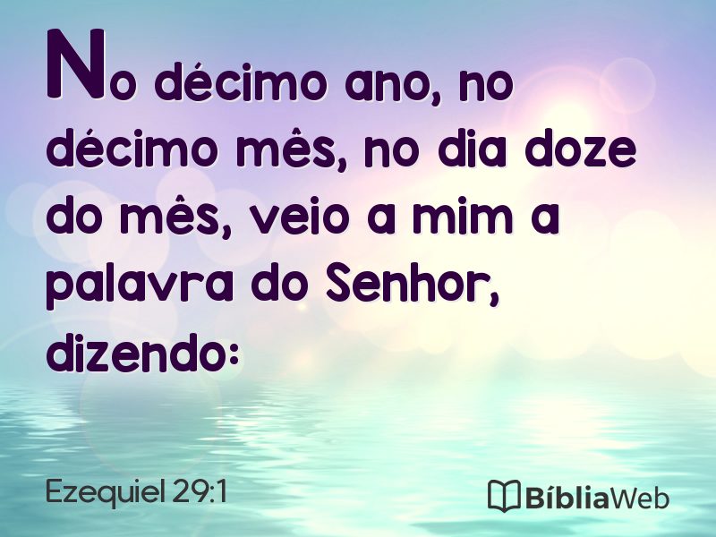 Ezequiel 29:1 em imagem para compartilhar