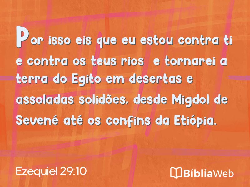 Ezequiel 29:10 em imagem para compartilhar