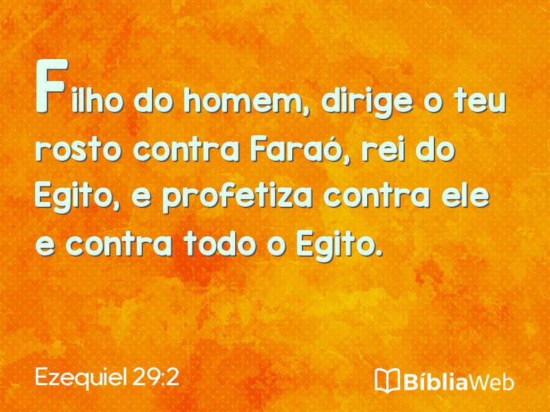 Ezequiel 29:2 em imagem para compartilhar