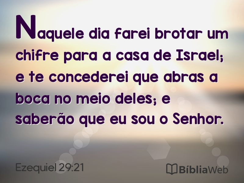 Ezequiel 29:21 em imagem para compartilhar