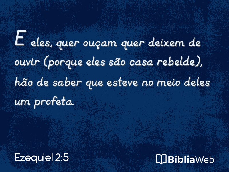 Ezequiel 2:5 em imagem para compartilhar