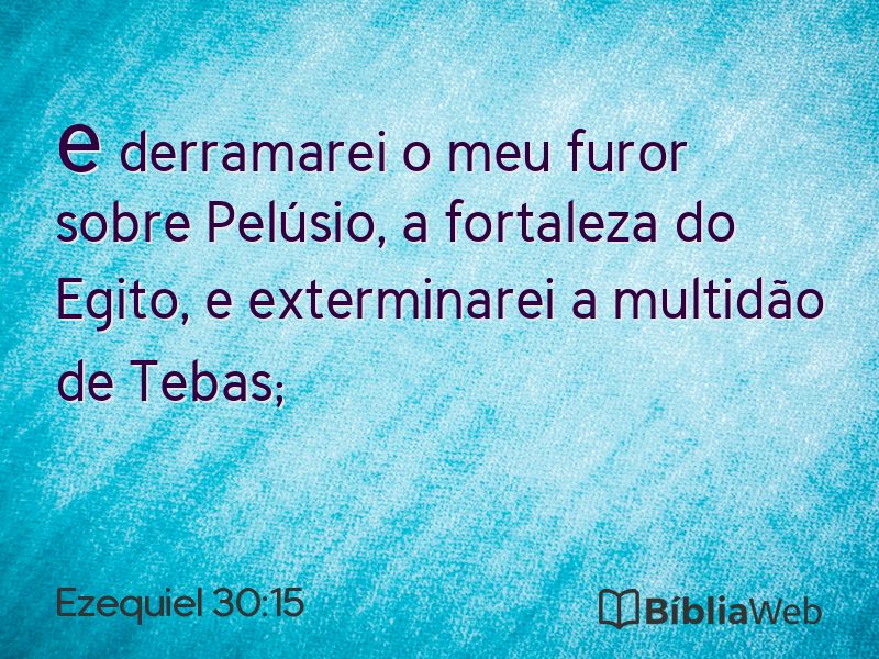 Ezequiel 30:15 em imagem para compartilhar