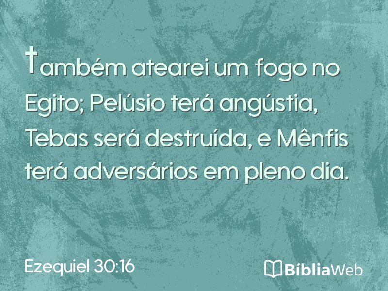 Ezequiel 30:16 em imagem para compartilhar