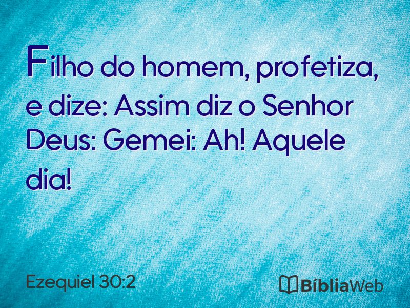 Ezequiel 30:2 em imagem para compartilhar