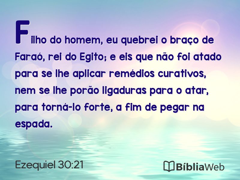 Ezequiel 30:21 em imagem para compartilhar