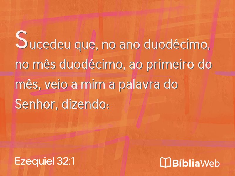 Ezequiel 32:1 em imagem para compartilhar