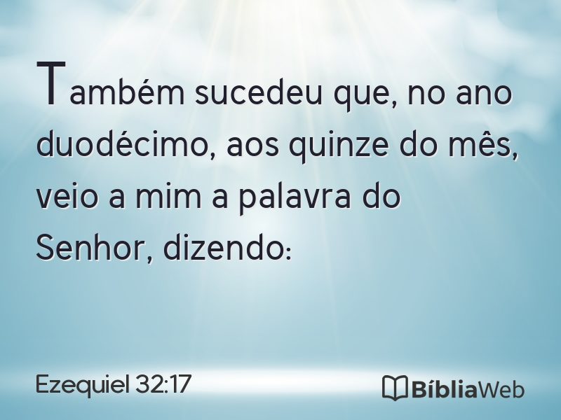 Ezequiel 32:17 em imagem para compartilhar