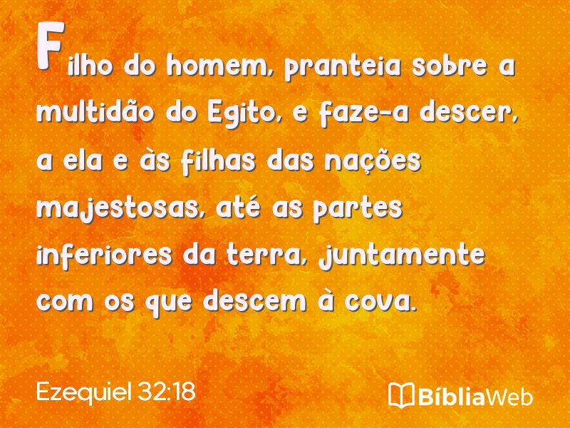 Ezequiel 32:18 em imagem para compartilhar