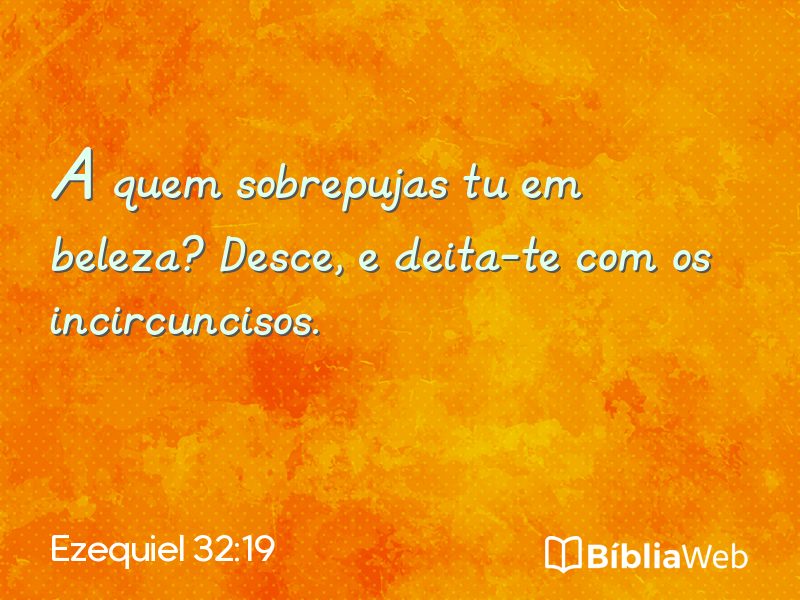 Ezequiel 32:19 em imagem para compartilhar