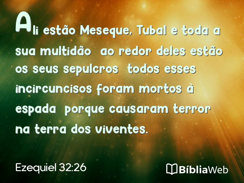 Ezequiel 32:26 em imagem para compartilhar