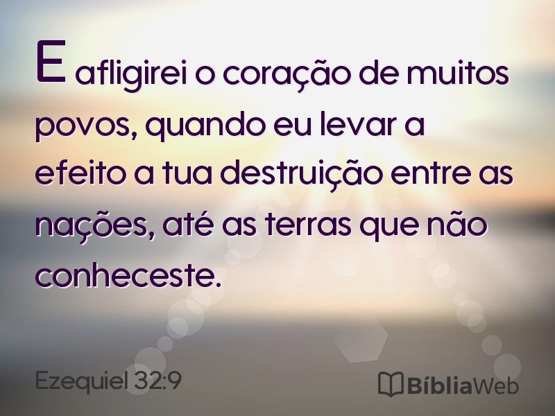 Ezequiel 32:9 em imagem para compartilhar