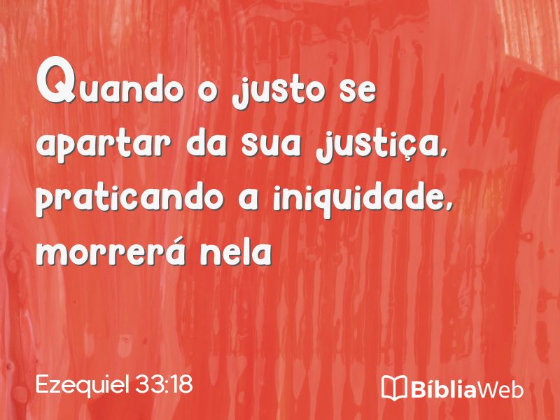 Ezequiel 33:18 em imagem para compartilhar