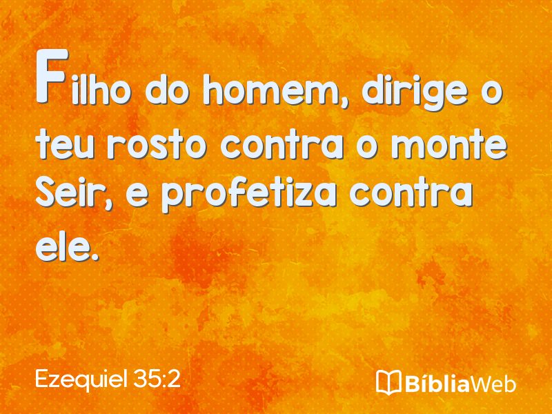 Ezequiel 35:2 em imagem para compartilhar