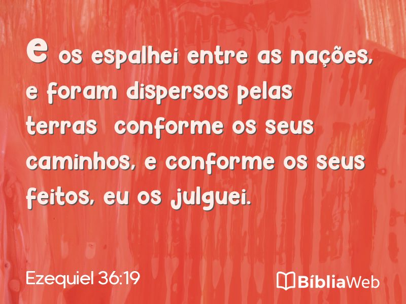 Ezequiel 36:19 em imagem para compartilhar