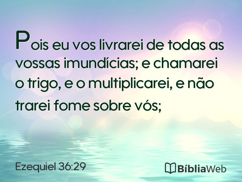 Ezequiel 36:29 em imagem para compartilhar