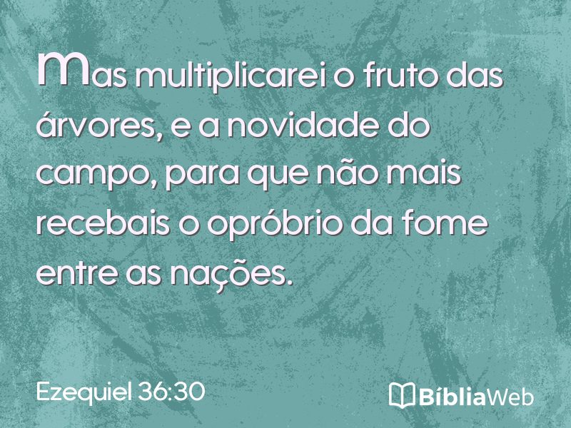 Ezequiel 36:30 em imagem para compartilhar
