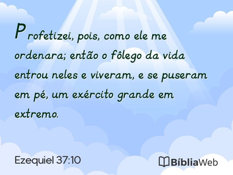 Ezequiel 37:10 em imagem para compartilhar