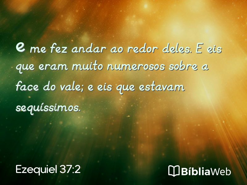 Ezequiel 37:2 em imagem para compartilhar
