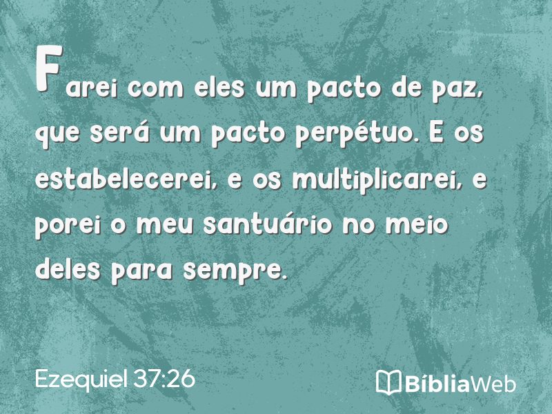 Ezequiel 37:26 em imagem para compartilhar
