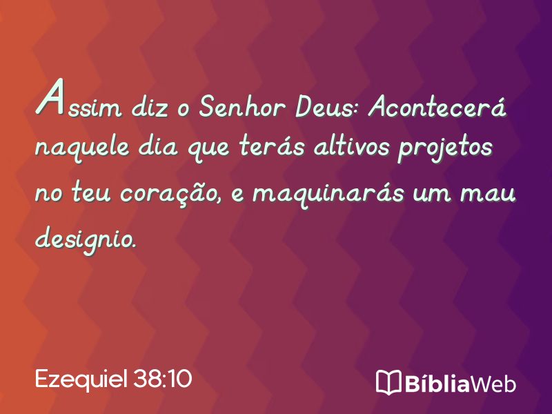 Ezequiel 38:10 em imagem para compartilhar