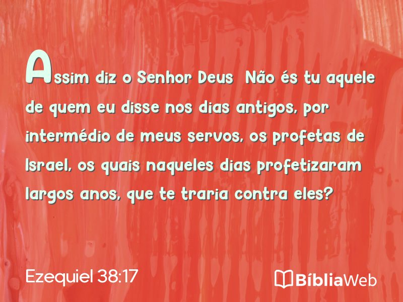 Ezequiel 38:17 em imagem para compartilhar