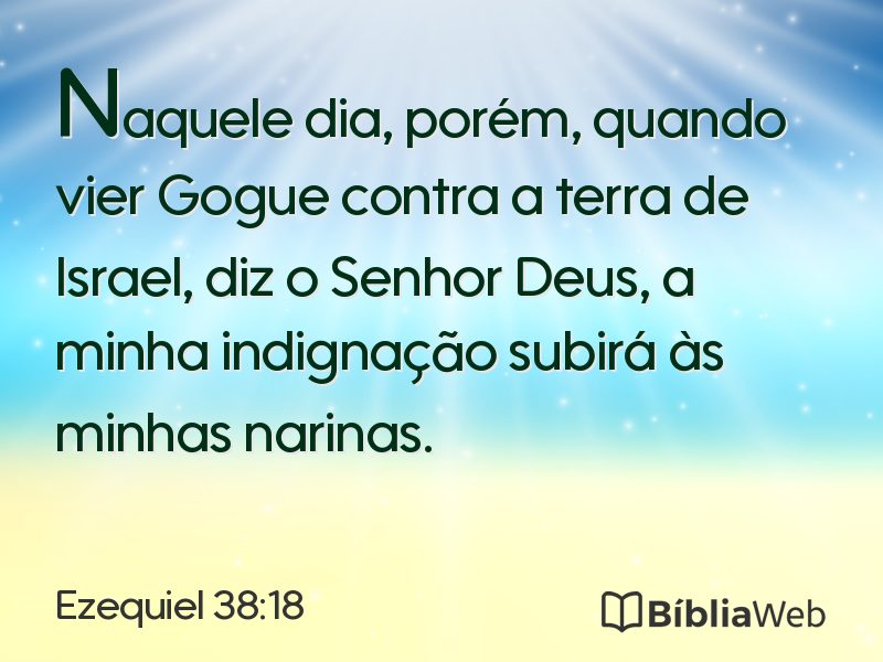Ezequiel 38:18 em imagem para compartilhar