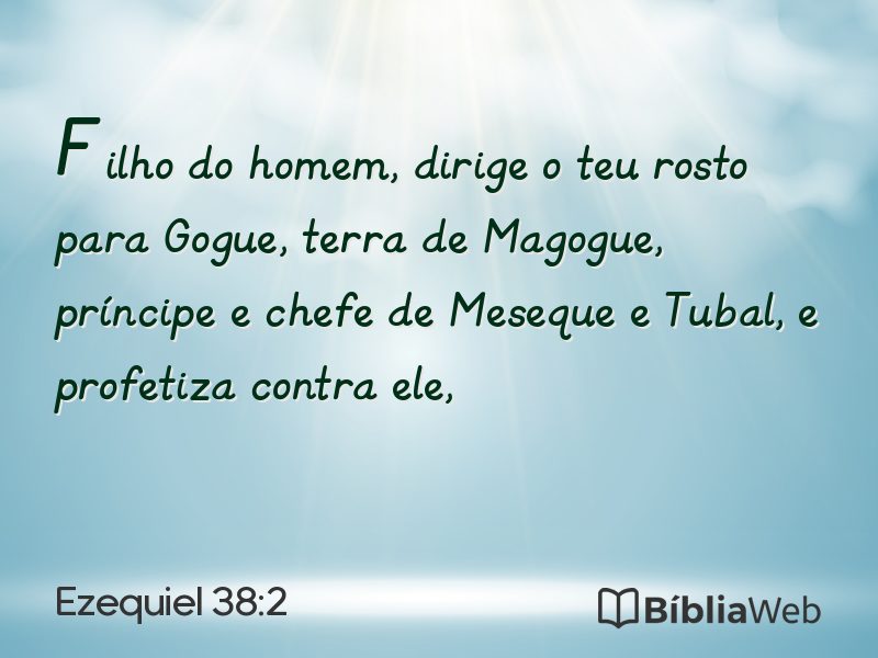 Ezequiel 38:2 em imagem para compartilhar