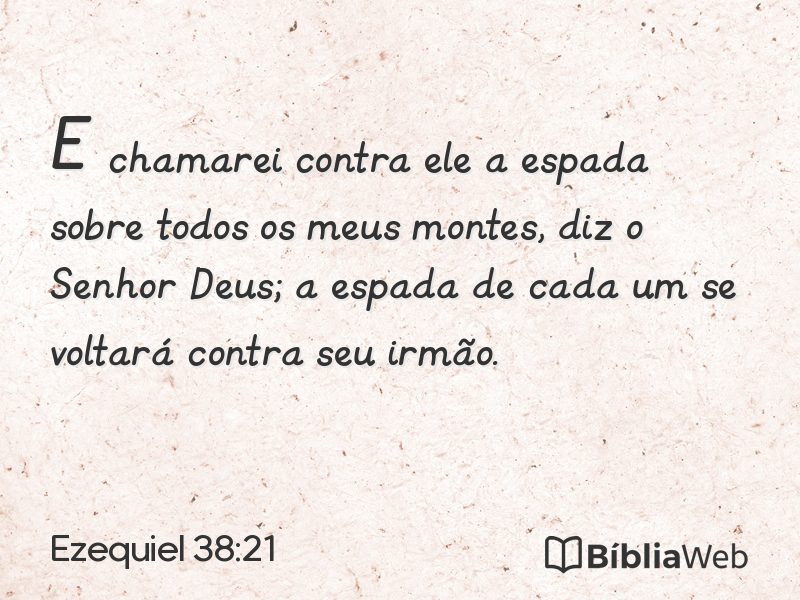 Ezequiel 38:21 em imagem para compartilhar