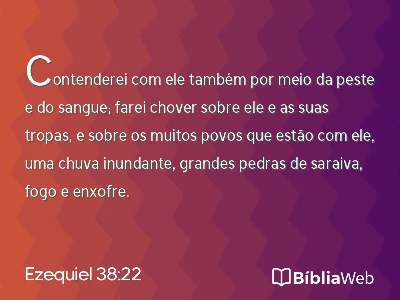 Ezequiel 38:22 em imagem para compartilhar
