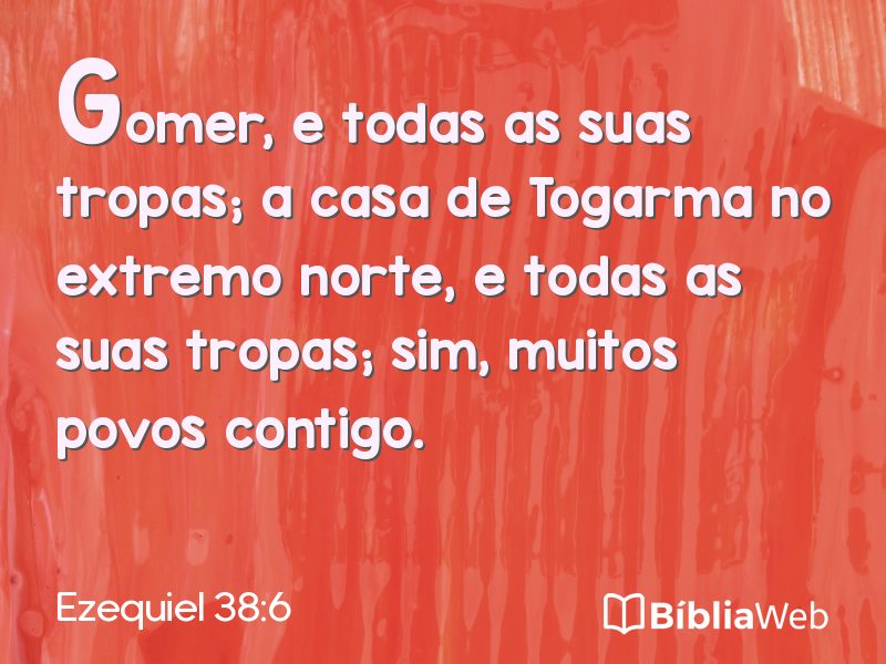 Ezequiel 38:6 em imagem para compartilhar