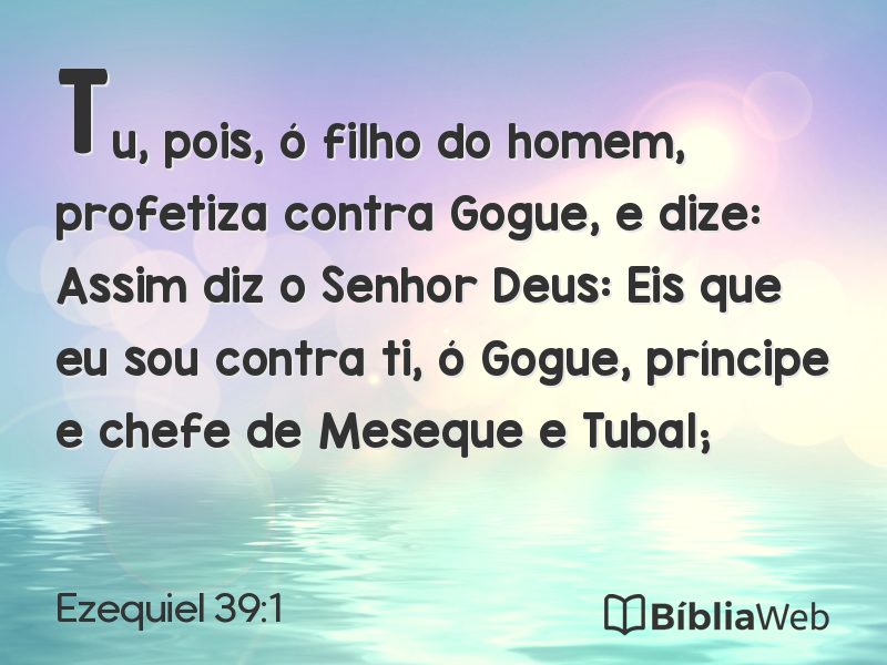 Ezequiel 39:1 em imagem para compartilhar