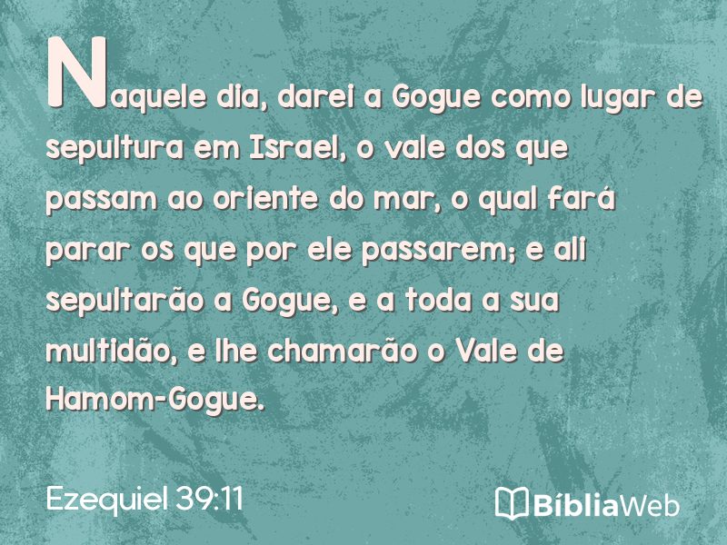 Ezequiel 39:11 em imagem para compartilhar