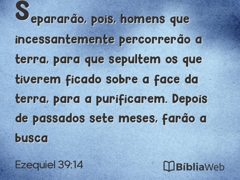 Ezequiel 39:14 em imagem para compartilhar