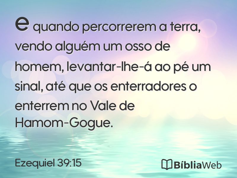 Ezequiel 39:15 em imagem para compartilhar