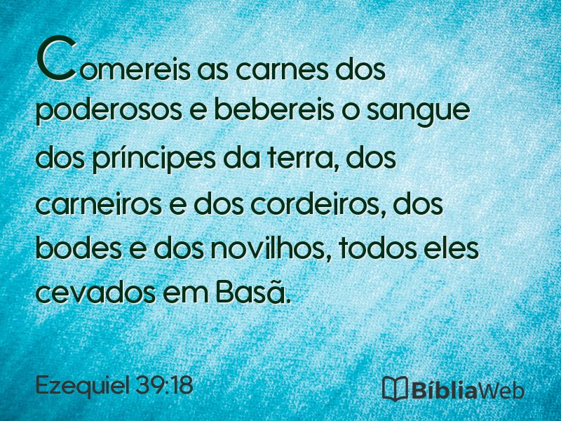 Ezequiel 39:18 em imagem para compartilhar