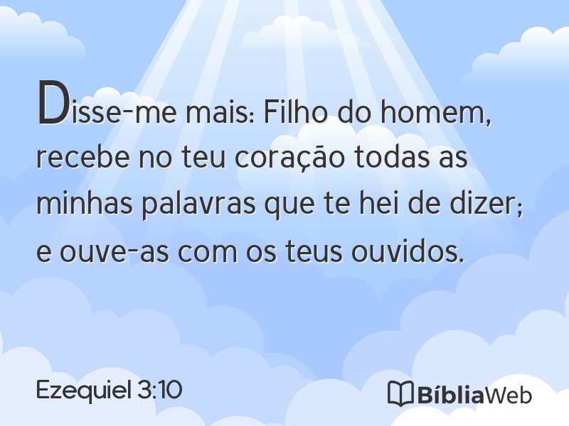 Ezequiel 3:10 em imagem para compartilhar