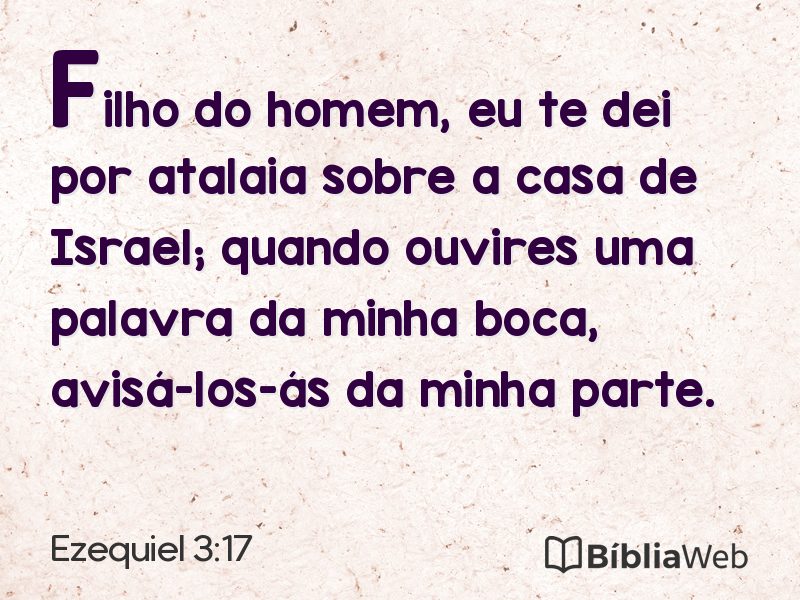 Ezequiel 3:17 em imagem para compartilhar