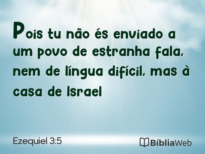 Ezequiel 3:5 em imagem para compartilhar