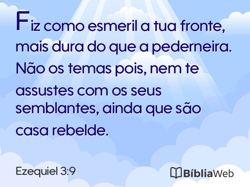 Ezequiel 3:9 em imagem para compartilhar