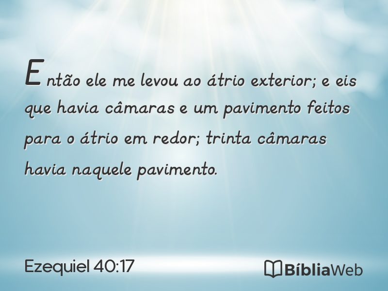 Ezequiel 40:17 em imagem para compartilhar