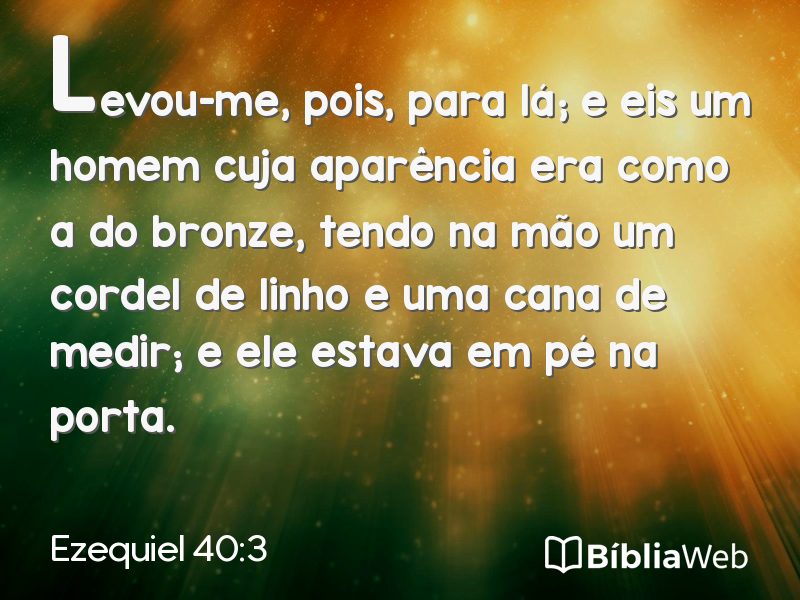 Ezequiel 40:3 em imagem para compartilhar
