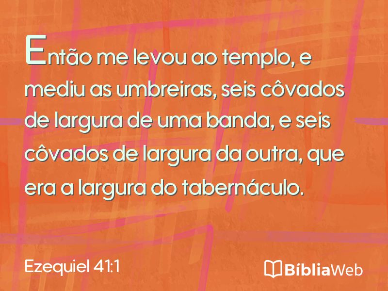 Ezequiel 41:1 em imagem para compartilhar