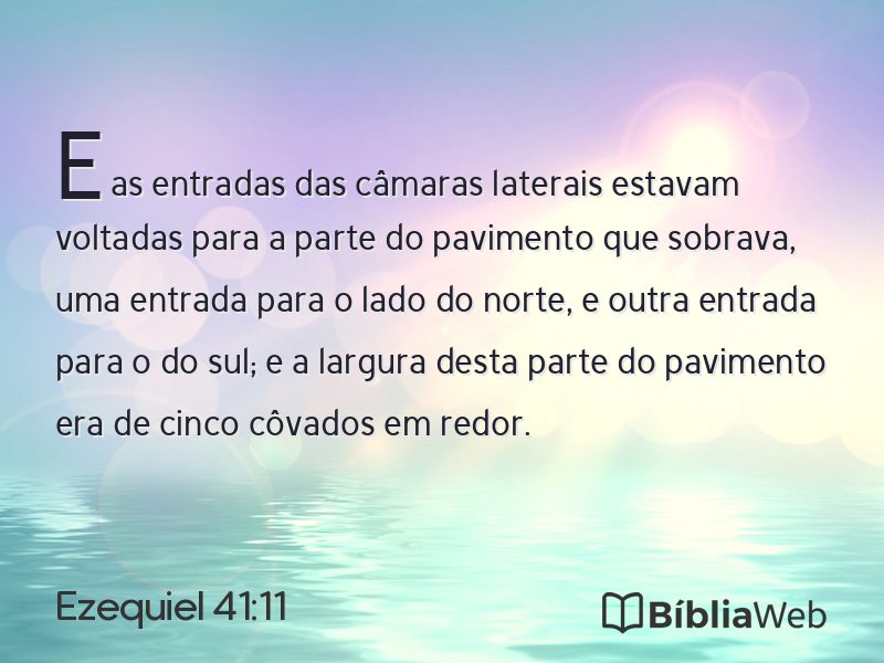 Ezequiel 41:11 em imagem para compartilhar