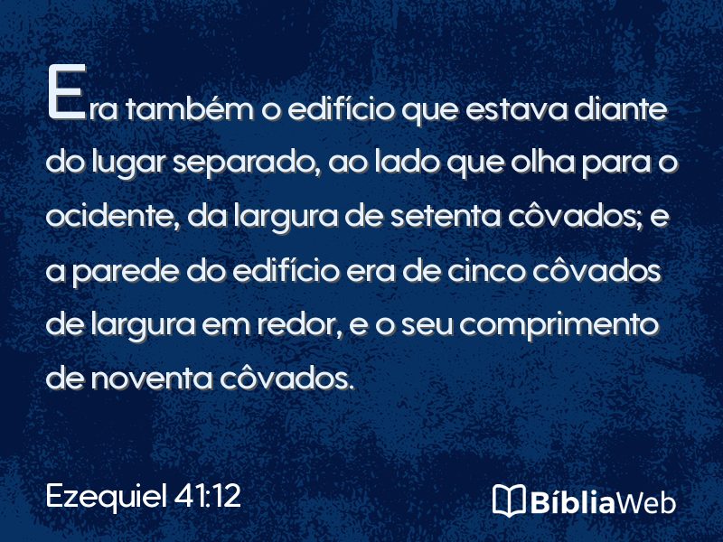 Ezequiel 41:12 em imagem para compartilhar