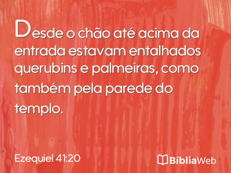Ezequiel 41:20 em imagem para compartilhar