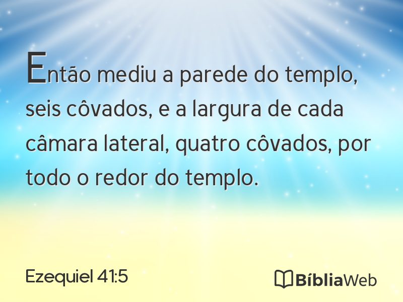Ezequiel 41:5 em imagem para compartilhar