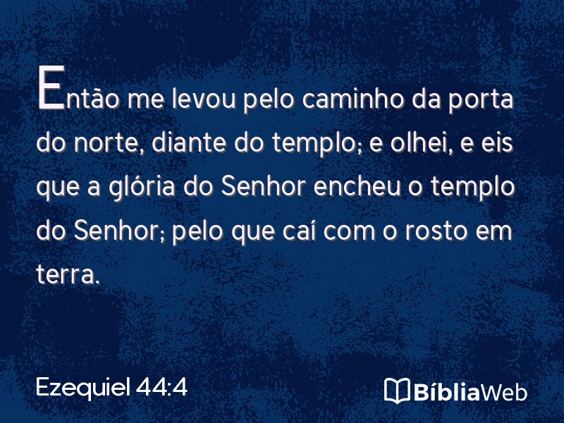 Ezequiel 44:4 em imagem para compartilhar