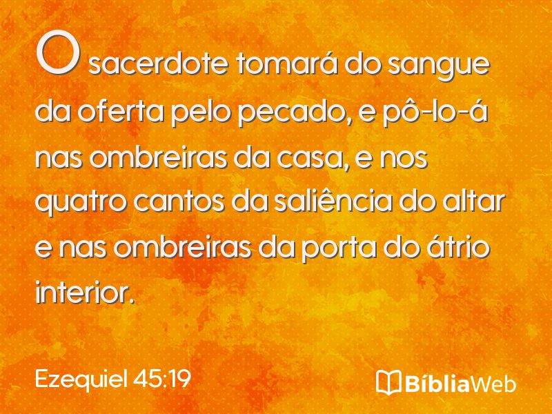Ezequiel 45:19 em imagem para compartilhar